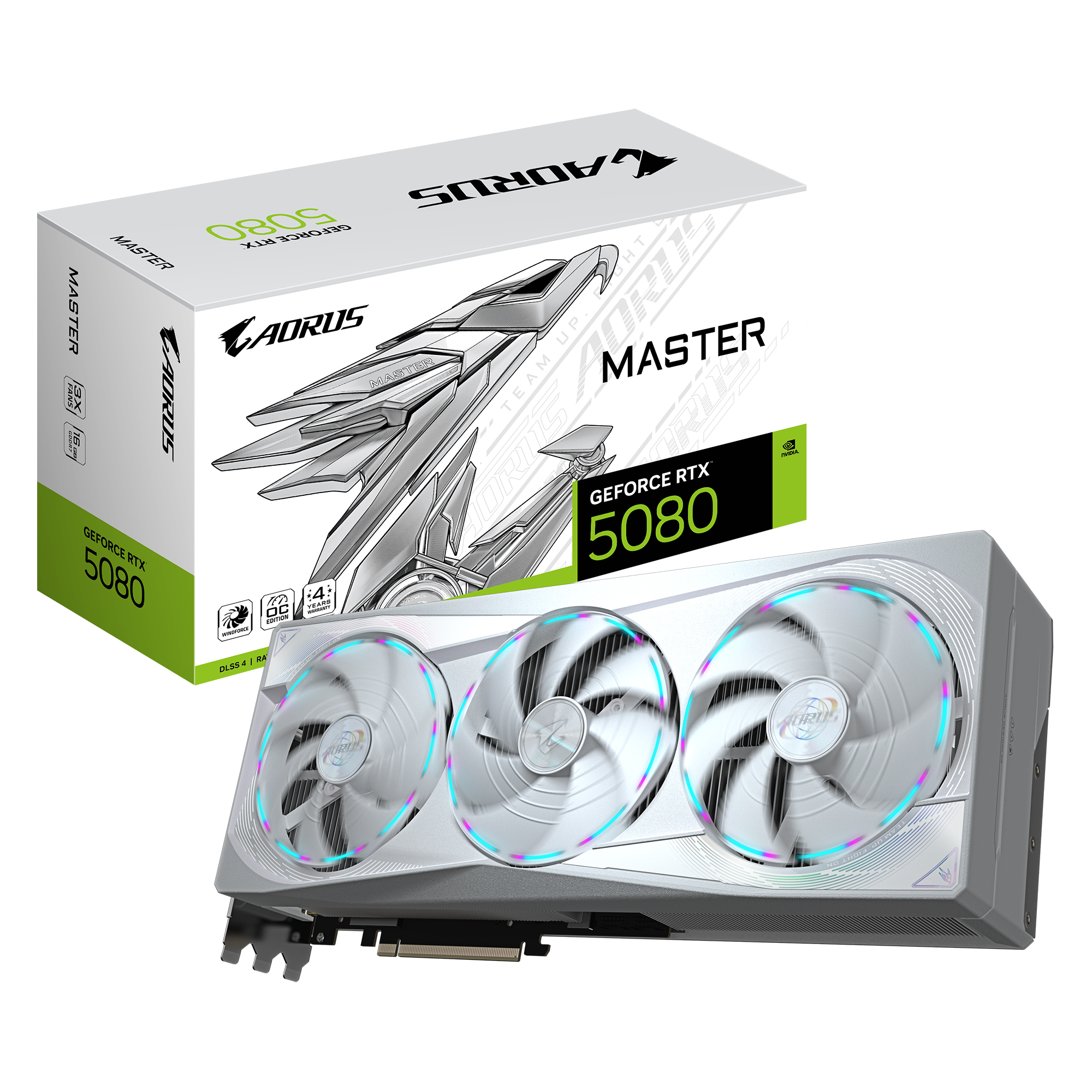 AORUS GeForce RTX™ 5080 MASTER ICE 16G-01