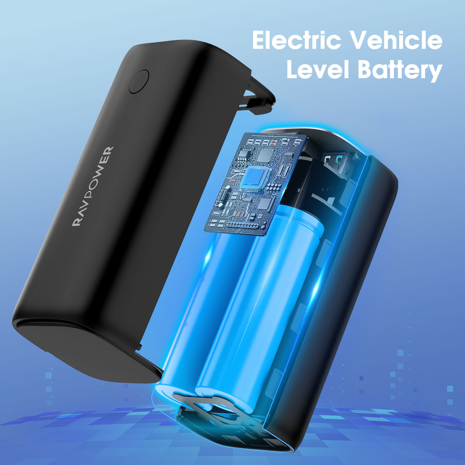 RP-PB208Pro -3 پاوربانک 20000 میلیآمپری راوپاور مدل RP-PB208Pro