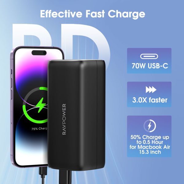 پاوربانک 20000 میلی‌آمپری راوپاور مدل RP-PB208Pro