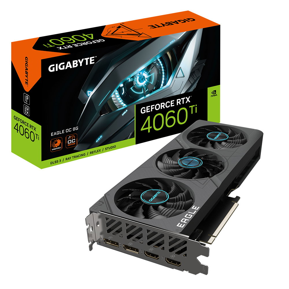 GeForce RTX™ 4060 Ti EAGLE OC 8G کارت گرافیک گیگابایت GeForce RTX™ 4060 Ti EAGLE OC 8G