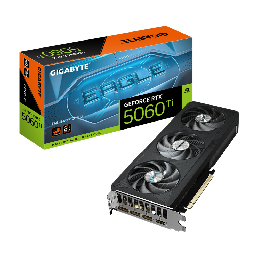 کارت گرافیک گیگابایت مدل GeForce RTX™ 5060 Ti EAGLE MAX OC 16G