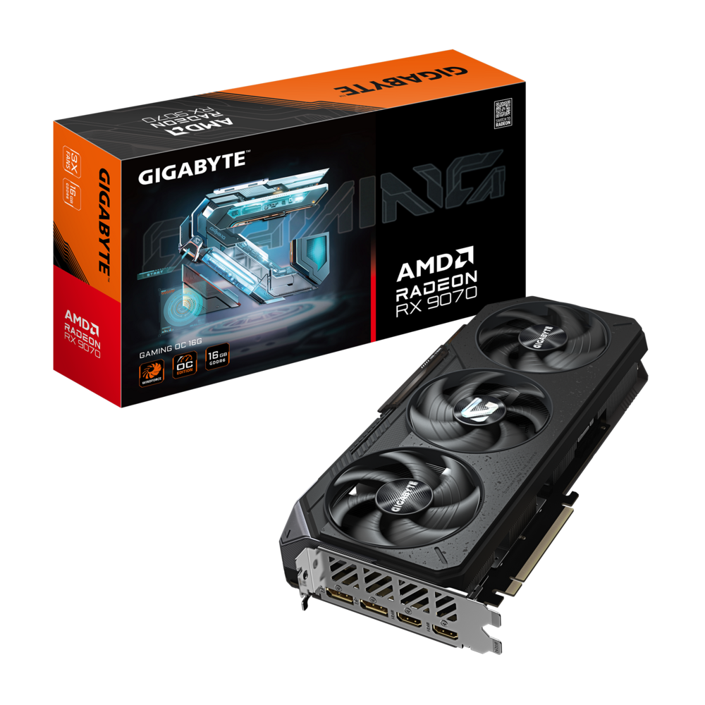 کارت گرافیک گیگابایت مدل Radeon™ RX 9070 GAMING OC 16G