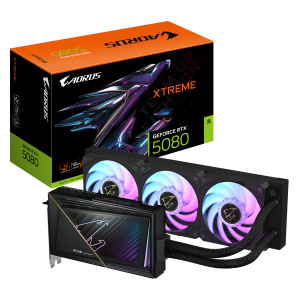 کارت گرافیک گیگابایت مدل AORUS GeForce RTX™ 5080 XTREME WATERFORCE 16G
