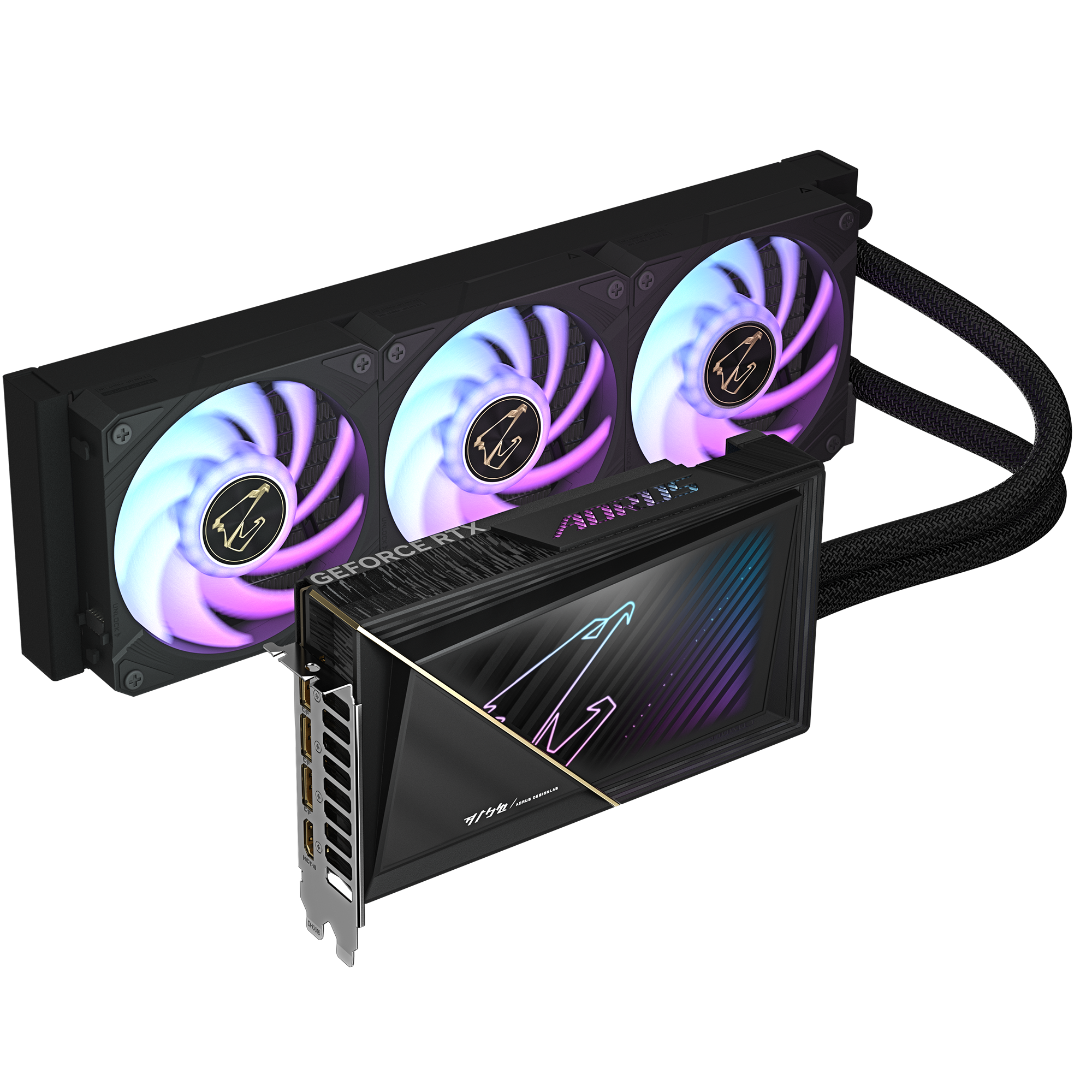 AORUS GeForce RTX™ 5080 XTREME WATERFORCE 16G-02 کارت گرافیک گیگابایت مدل AORUS GeForce RTX™ 5080 XTREME WATERFORCE 16G