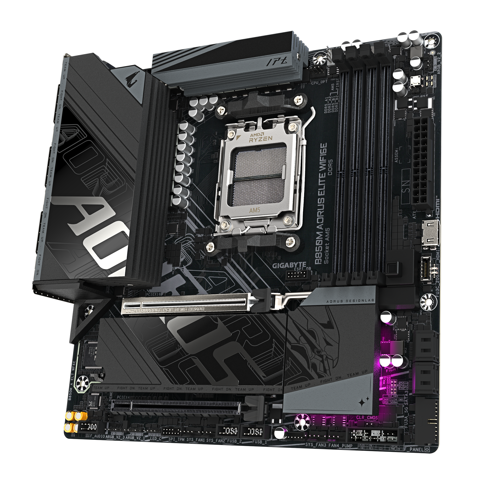 B850M AORUS ELITE WIFI6E-03 مادربرد گیگابایت مدل B850M AORUS ELITE WIFI6E