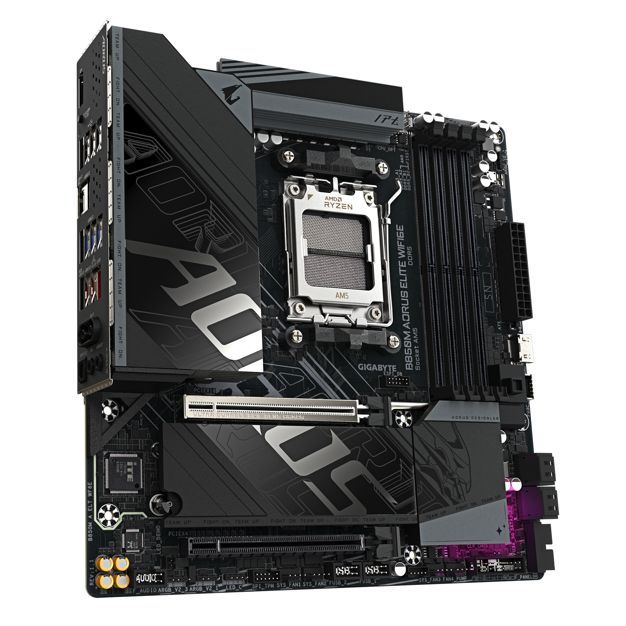 B850M AORUS ELITE WIFI6E-04 مادربرد گیگابایت مدل B850M AORUS ELITE WIFI6E