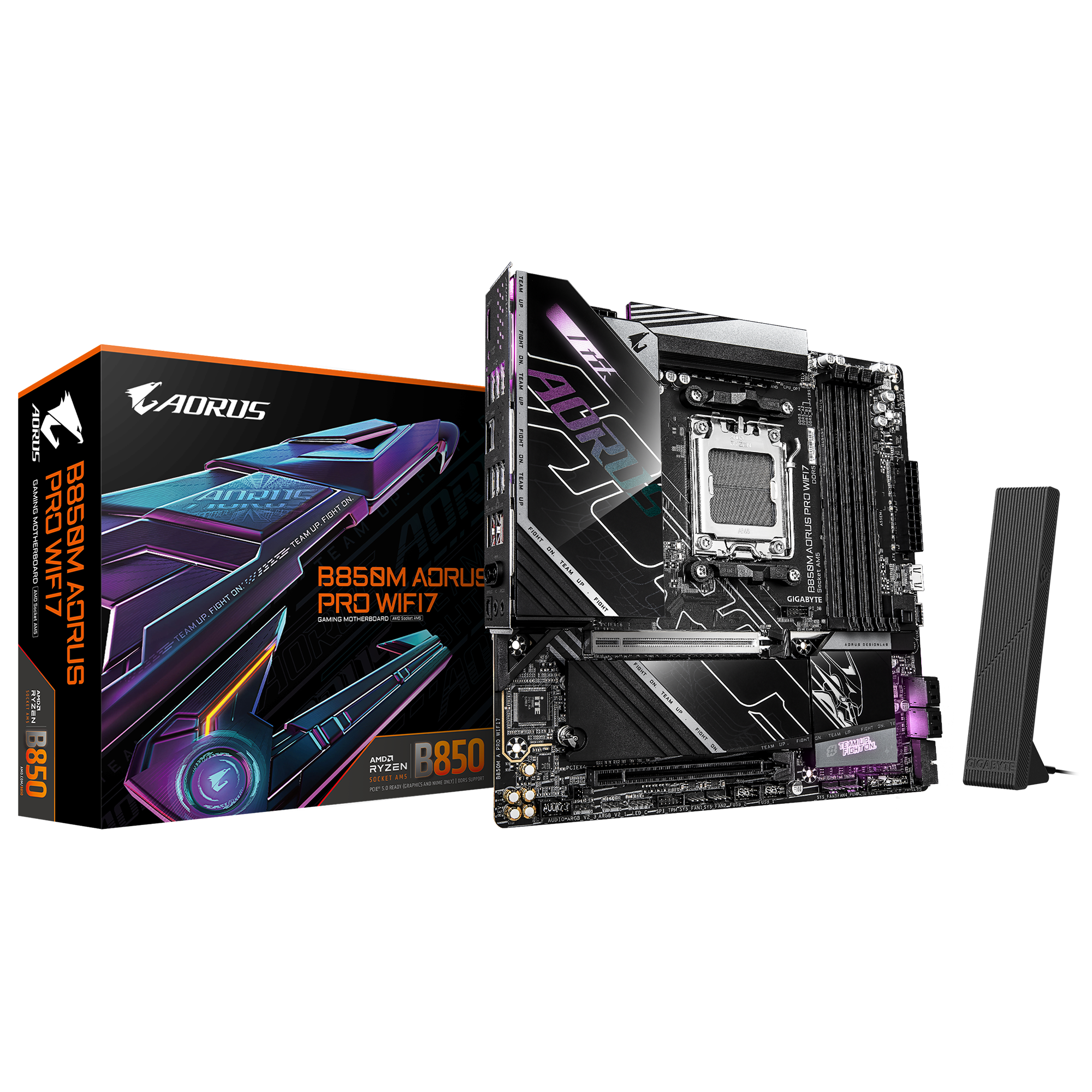 B850M AORUS PRO WIFI7-01 مادربرد گیگابایت مدل B850M AORUS PRO WIFI7
