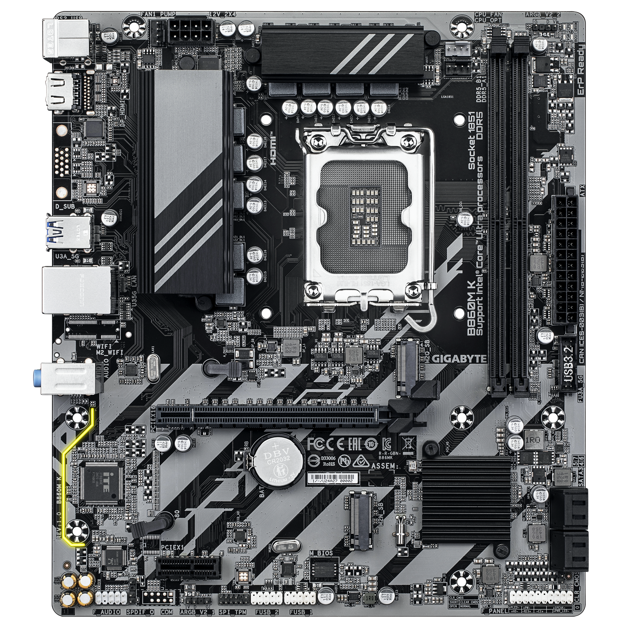 B860M K-02 مادربرد گیگابایت مدل B860M K