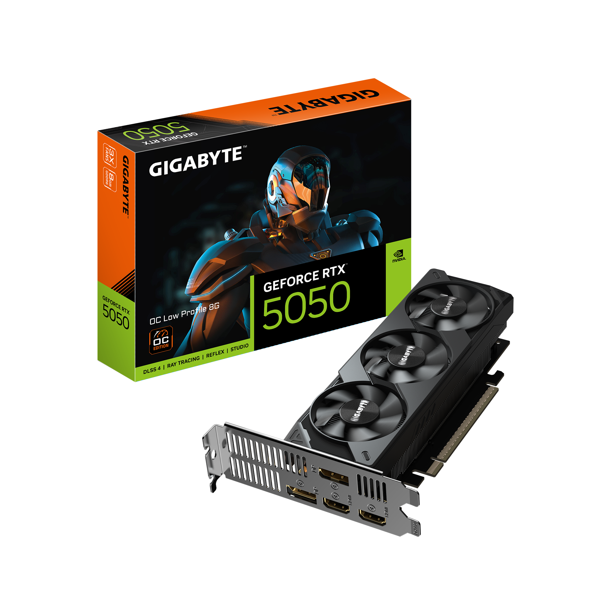 GeForce RTX™ 5050 OC Low Profile 8G-01 کارت گرافیک گیگابایت مدل GeForce RTX™ 5050 OC Low Profile 8G