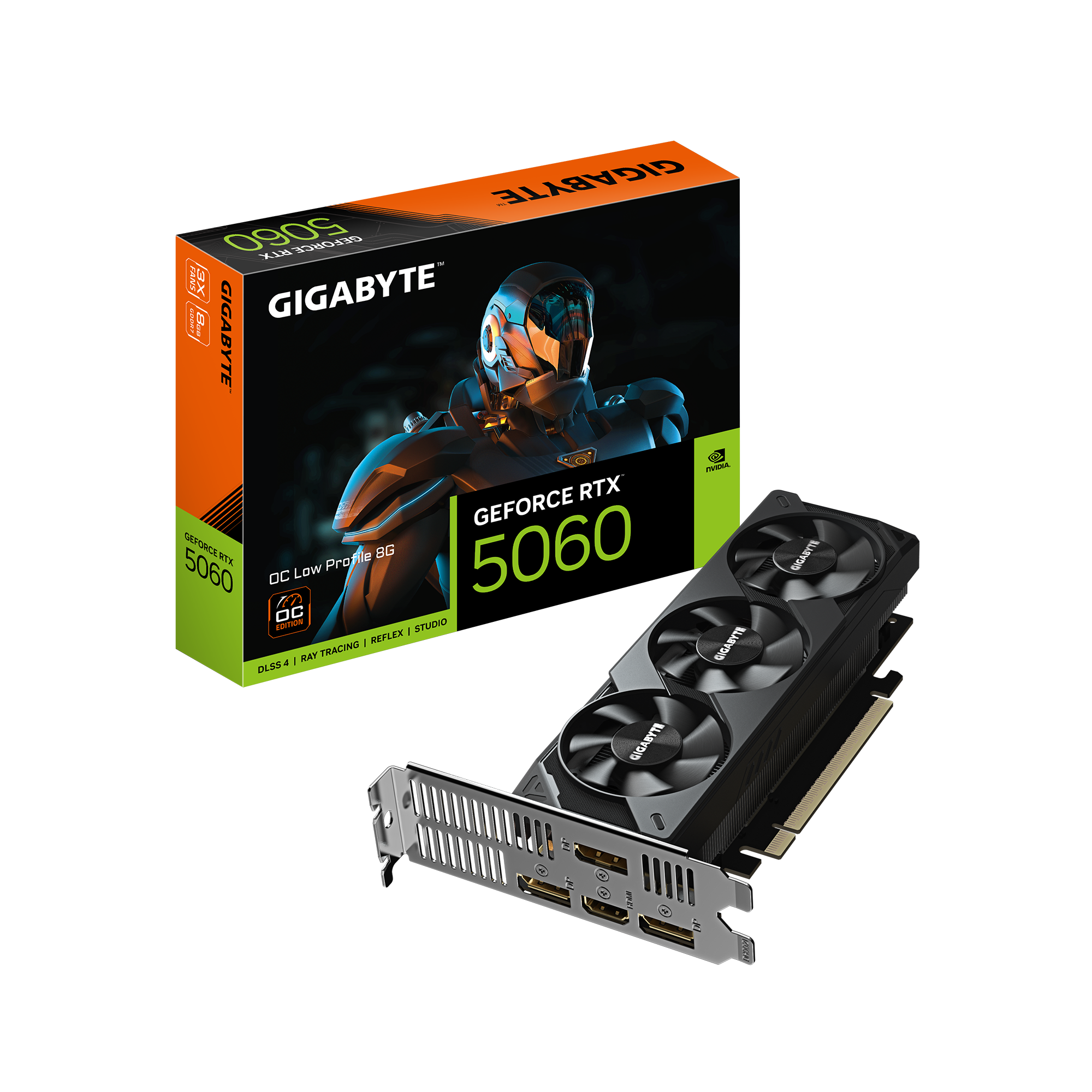 GeForce RTX™ 5060 OC Low Profile 8G-01 کارت گرافیک گیگابایت مدل GeForce RTX™ 5060 OC Low Profile 8G