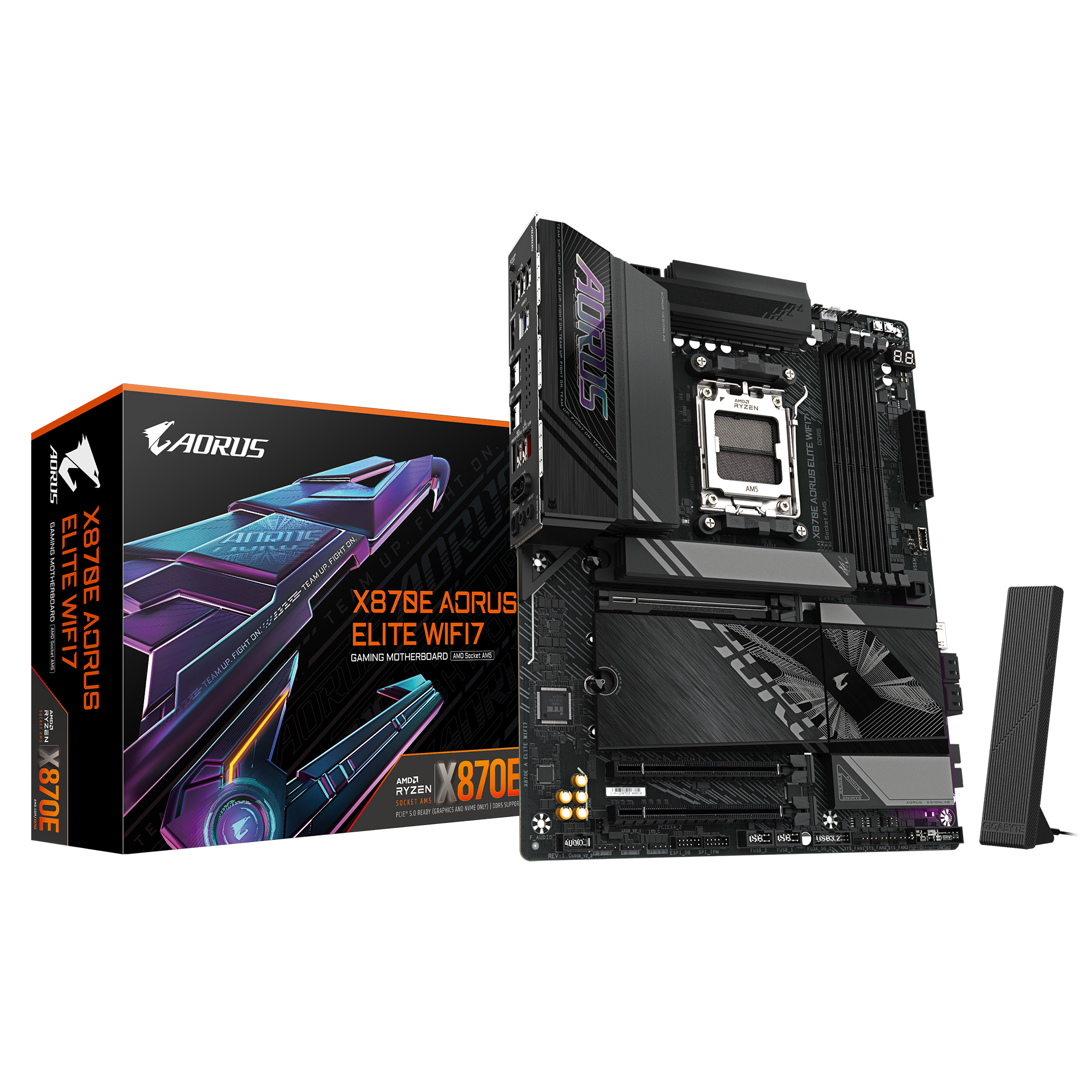 X870E AORUS ELITE WIFI7-01 مادربرد گیگابایت مدل X870E AORUS ELITE WIFI7