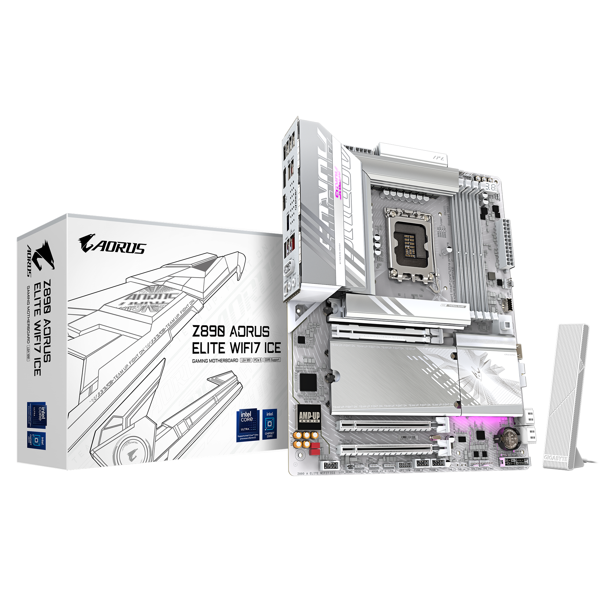 Z890 AORUS ELITE WIFI7 ICE-01 مادربرد گیگابایت مدل Z890 AORUS ELITE WIFI7 ICE